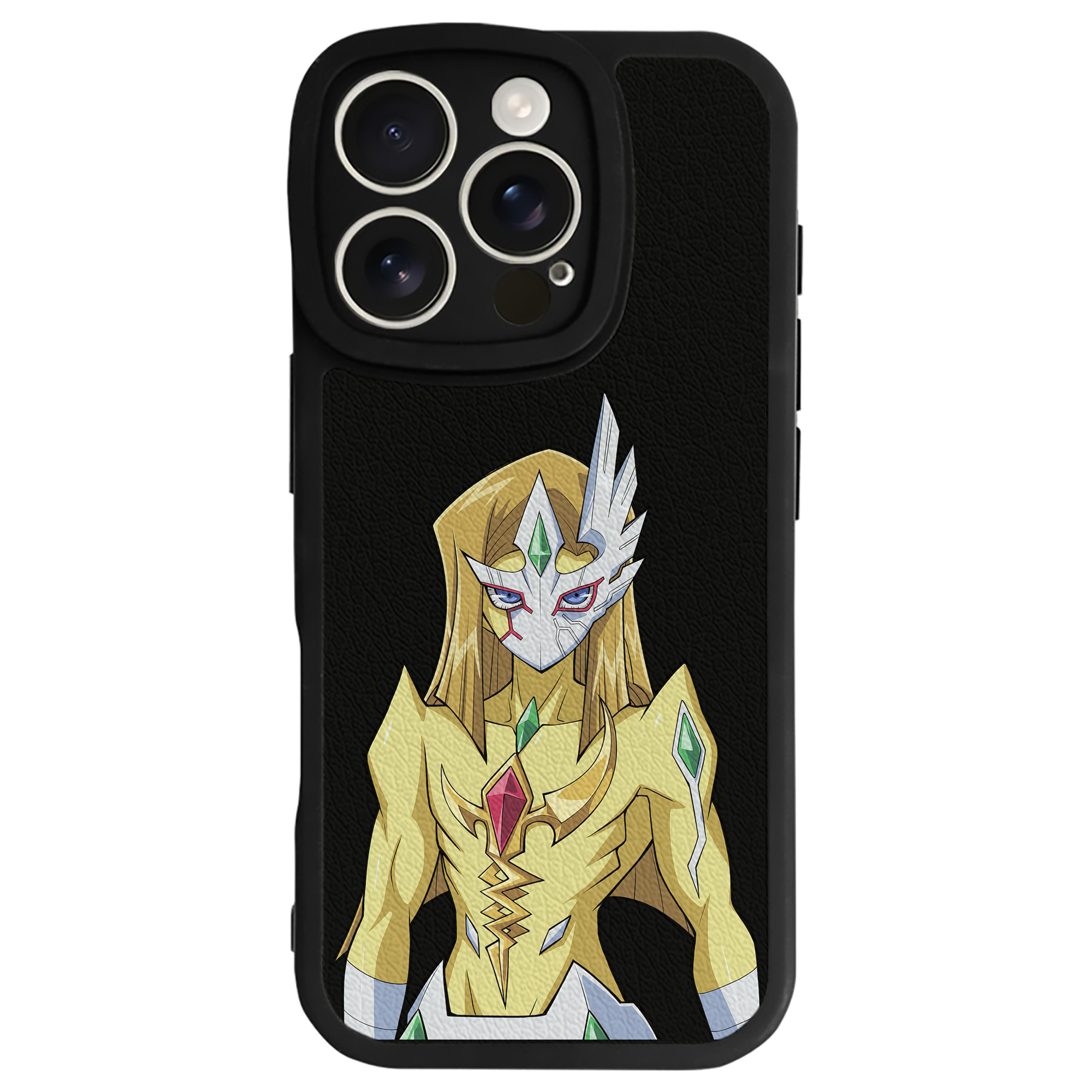 （画像用） 遊☆戯☆王 Yu-Gi-Oh! 【iPhone 16シリーズ対応】シリコンスマホケース（レザー調） 材質：シリコン